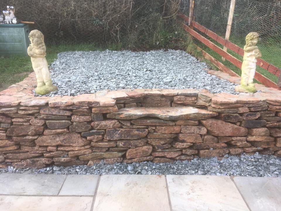RobsLandscape's tweet image. Just completed Cornish stone walking #PlymouthHour #Garden #landscape #Naturalpaving #cornwall