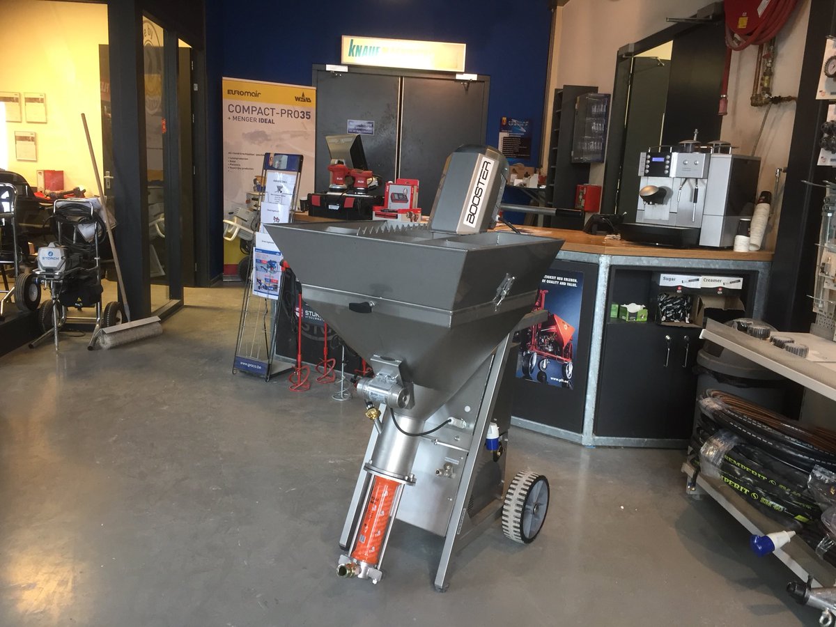 Gbtmachines's tweet photo. Vandaag de eerste Booster afgeleverd bij Stukbouw https://t.co/K5c0J1qBdn
