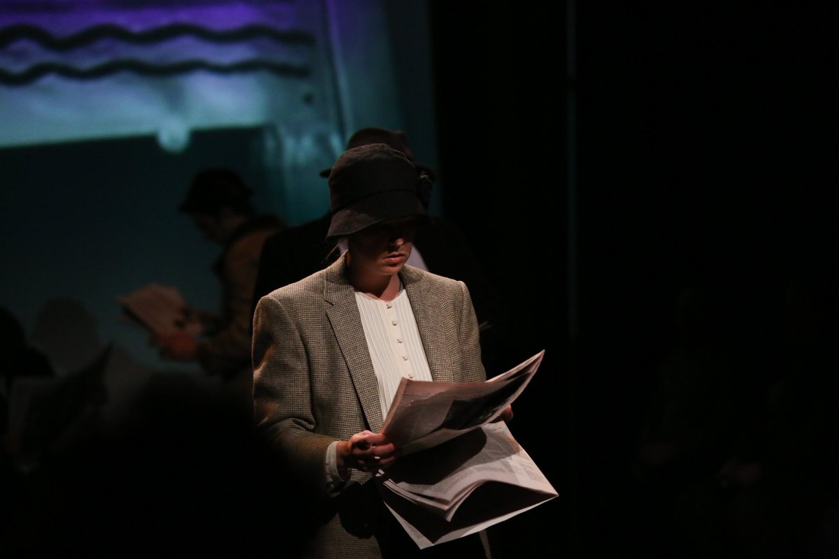 pyplaywrights's tweet photo. #FIRSTTHEYCAMEFOR production photos are up on our @facebook page... Go check them out! Hit up @FoundTheater while you're at it! https://t.co/sBF7XlhiXG