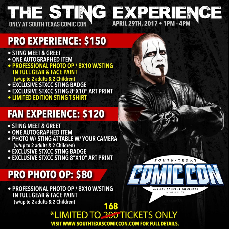 STXComicCon's tweet image. THE STING EXPERIENCE at South Texas Comic Con • Sat. April 29th 2017 southtexascomiccon.com/the-sting-expe…