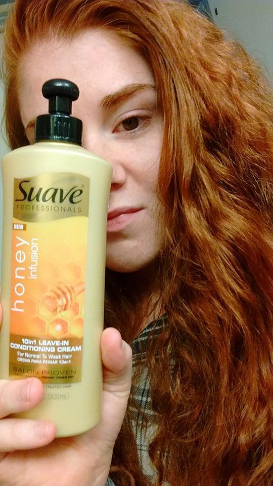 AmberRuth91's tweet photo. shampoo, conditioner, then leave in conditioner really felt amazing for my hair! #SuaveCrowd #sponsored https://t.co/u5x8WHSlSn