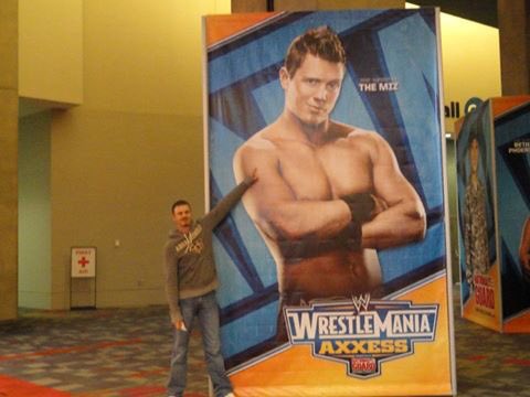 Justin0805's tweet photo. #TBT again to WrestleMania 27 at Axxess. @mikethemiz #Mizfit #Awwesome https://t.co/5CGC2IK2pd