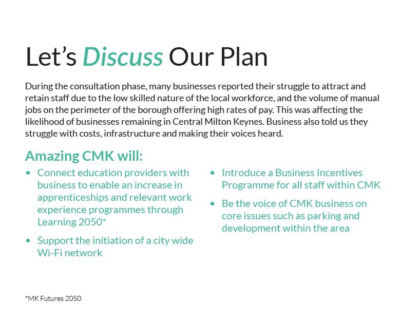 miltonkeynesccm's tweet photo. #IntelligentCity is the fourth #AmazingCMK BID theme. Here's what the BID will deliver if businesses vote YES and #MakeMK50Count https://t.co/N1B4EAP5Go