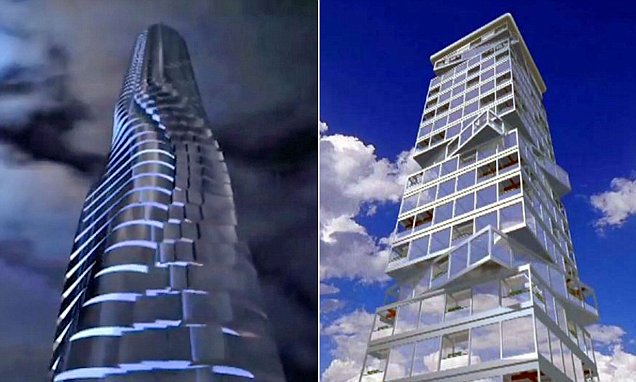 DailyMail's tweet image. Rotating Dubai skyscraper will allow guests to swivel their rooms 360 degrees dailym.ai/2kO7ci7
