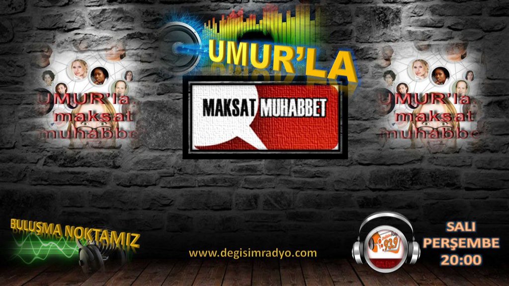 degisimfm's tweet photo. Umur'la Maksat Muhabbet canlı 93.9FM
https://t.co/zEegdnS2n5 tüm Türkiye ve Dünyada
whatsapp 05393573327
#radyo #dj #müzik #ereğli #popmüzik https://t.co/zWUIcm0HfB