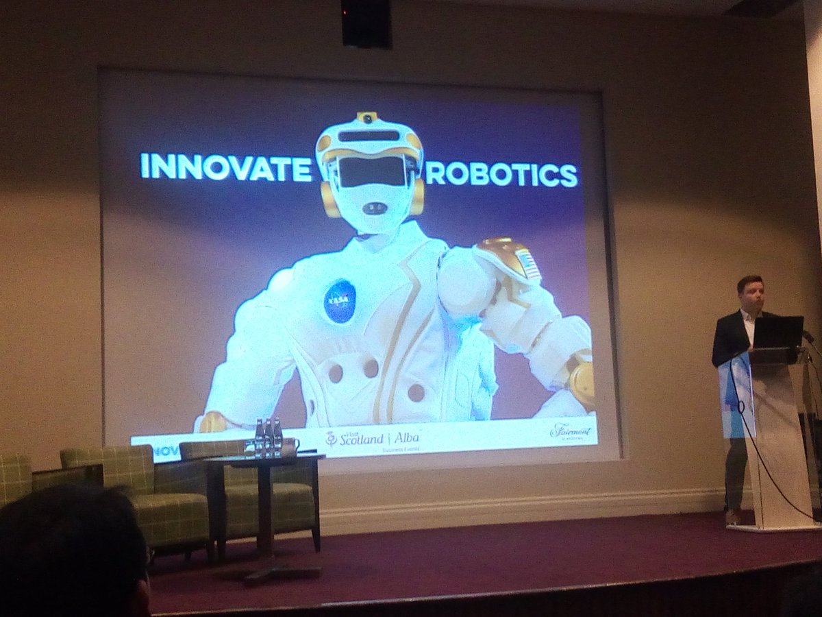 PeopleGrowthUK's tweet photo. Intriguing presentation on the impact of robotics. #innovatethenation https://t.co/va1CX91rKy