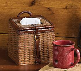 CampFitters's tweet image. Fishing Creel Tissue Holder addS rustic charm to your cabin bath. Shop CampFitters.com #rusticbath