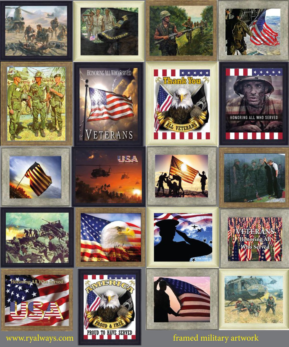 Framed military prints, proudly honoring all who served: rememberingyoualways.com/category/milit… … #military #printing #army #navy #airforce #marines #usa