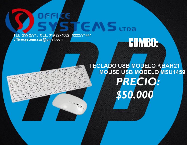 officesystemssa's tweet image. HEYY!!
LLEGARON LOS COMBOS #Officesystemsloquieroya 
APROVECHA Y LLEVATE MOUSE Y TECLADO USB HEWLETT-PACKARD Y PASA UN #FelizJueves