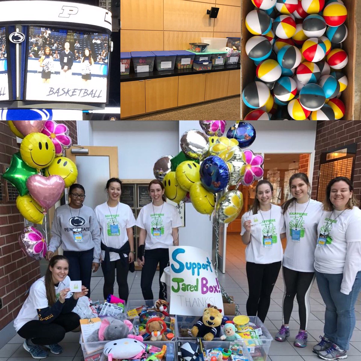 PSUSupplyChain's tweet photo. Thank you @HanesBrands & @FirstQualityLV for donating and helping make our @JaredBoxProject philanthropy such a great success! #jaredbox https://t.co/R4pNp5cIAK
