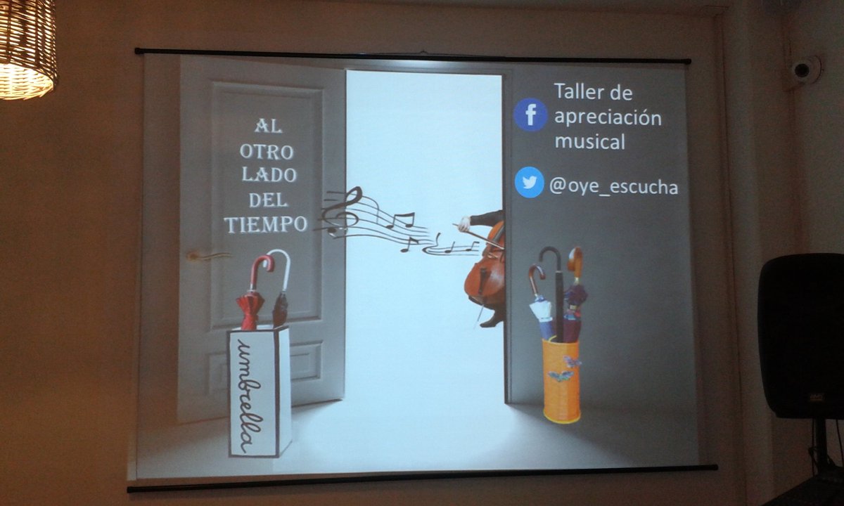 oye_escucha's tweet photo. ¡Todo preparado! A punto de empezar la primera sesión "Al otro del tiempo" https://t.co/9xx208cWQ7