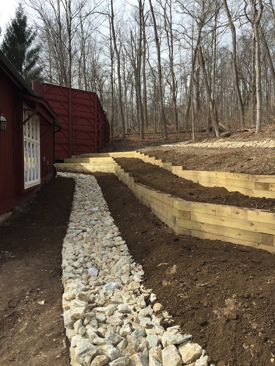 MasterPropSer's tweet image. Preparing tiered beds today at one of our renovation projects.  masterpiececo.com