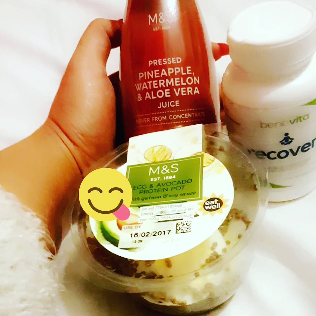 Vee_Solis's tweet photo. Forgot 2post this yesterday but #Day59 #Recover #Benevita90DayChallenge 💪M&amp;S #HealthierLiving 🍍🍉 #LatePost Which means 2day is #Day60 guys!😆 https://t.co/5WMTB76uTq
