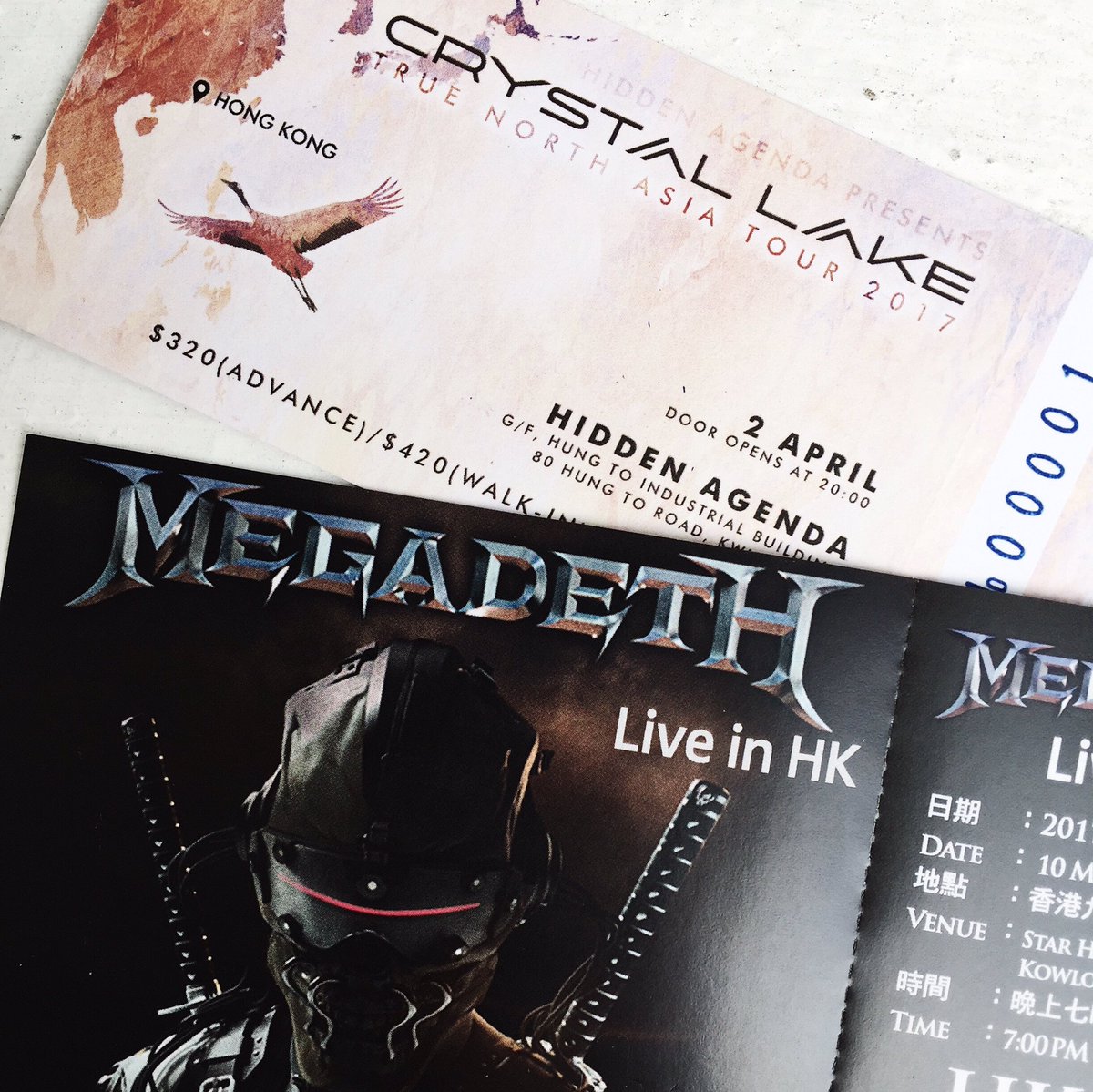 bfmvhk's tweet photo. Plotting my next concert timetable ๐ค#crystallake #megadeth #goingheavy https://t.co/WtQK7sdlCf