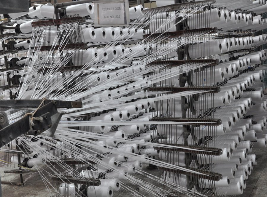 Almost looks like a spiders web!!
Looking at the process of woven polyprop
#awesome #uk #manufacturing