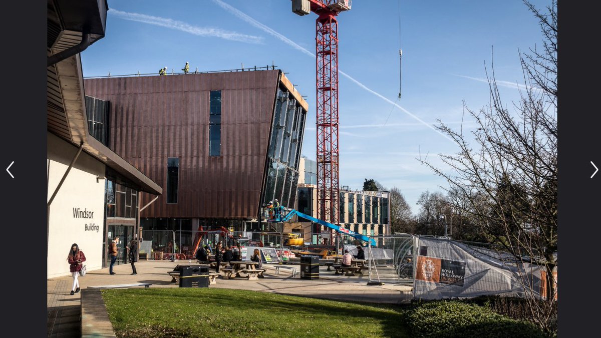BoulonoisPeter's tweet photo. Some excellent work on show at @RoyalHolloway yesterday and a good #BuildingRegs review meeting with @thomas_cotton @AssociatedA https://t.co/Xeoy10lhxD