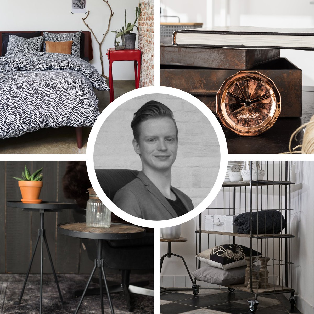 Benieuwd hoe je je slaapkamer een industriële stijl geeft? Stylist Erik geeft je 4 tips in onze nieuwste blog > bit.ly/2m04M18