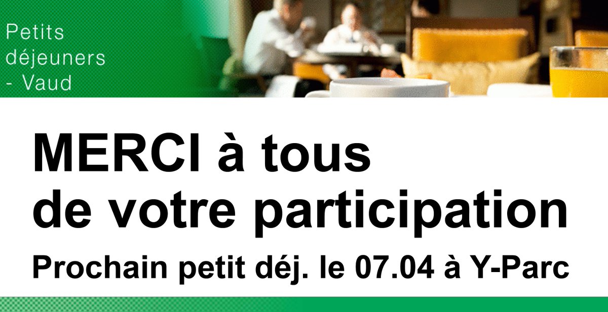 CentrePatronal's tweet photo. Merci à tous ;) suivez nos prochaines dates: https://t.co/WQh6ARHRev #PetitDejPME @Cronodeal @netinfluence @Thivial @Innovaud https://t.co/rosUQPHTTp