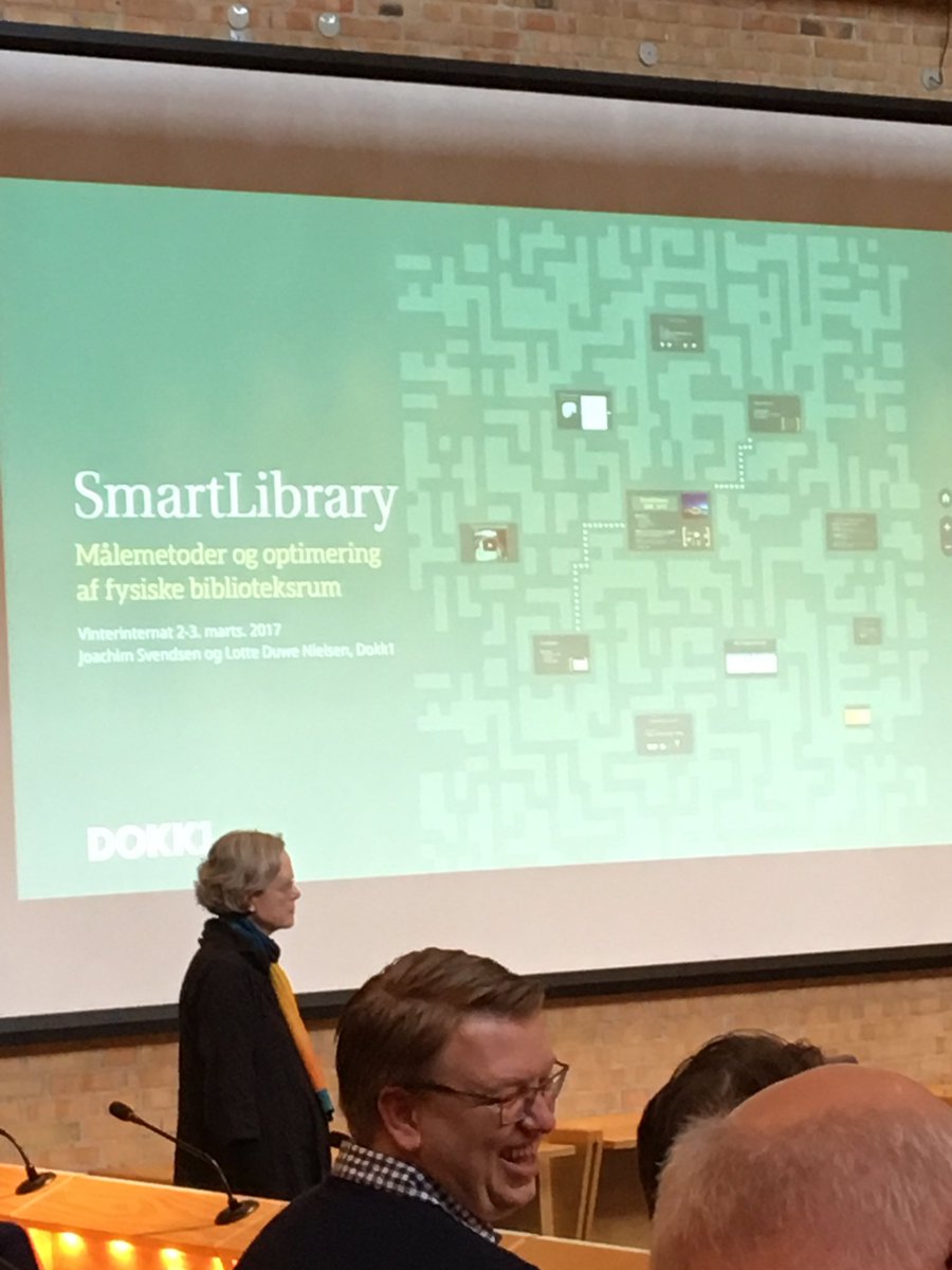 AbsalonBib's tweet photo. Er til #dffuvinter17 nu om SmartLibrary #ucsjbib https://t.co/pWEGZMYHC3