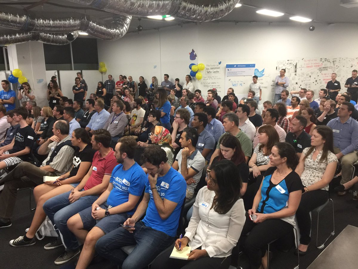 AaronBirkby's tweet photo. HUuuuuuuuge crowd for @BOQ #BOQHackathon https://t.co/35Z68T26Vx