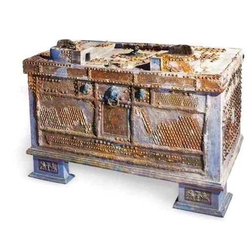 ticiaverveer's tweet photo. This unique Roman strongbox was found in the peristyle of the Villa of Lucius Crassius Tertius at Oplontis (near Pompeii) #italy https://t.co/TJLPqfgYZr