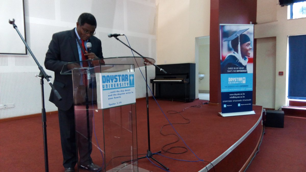 CanonKaranja's tweet photo. Delivering a talk @DaystarUni #GovernanceFromTheologicalPerspective https://t.co/XwxoMgsLU1