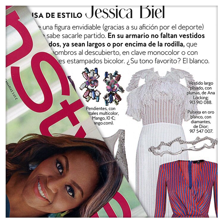 AnaLocking's tweet photo. #JessicaBiel trend by #InStyleMag β¨ #AnaLocking white dress π #AntiheroLocking β¨ Thanksss #SofiaDeLaCruz ππππ https://t.co/HydLYPr3QO