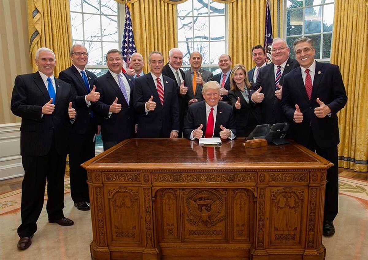 JohnRMoffitt's tweet photo. #TinyTrumpThursday #TinyTrump This is Trump's favorite white supremacist diversity photo (hey look, a white woman). #TheResistance https://t.co/RZZcHW7oiI