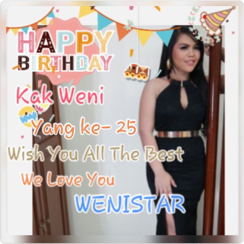 UPurwaningyang's tweet photo. @DA3_Weni @UPurwaningyang @ahmad_9708 @wenistar_bogor 
#HBDWeni25 #wenistar https://t.co/Hz1NNbK74y
