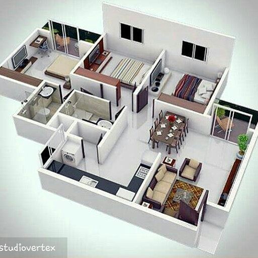 UjenziBora's tweet photo. 3 Bedroom House 3D by @studiovertex - #vertexstudio #architecture #indoor #interiordesign… https://t.co/qsWq64FDSD https://t.co/TAQ9V4jMtj