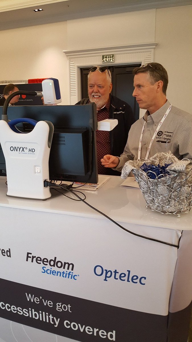 Optelec's tweet photo. #CSUN2017 is almost over! We have had a blast and hope to see you tomorrow before everyone heads home. https://t.co/OpVgoOcNBB