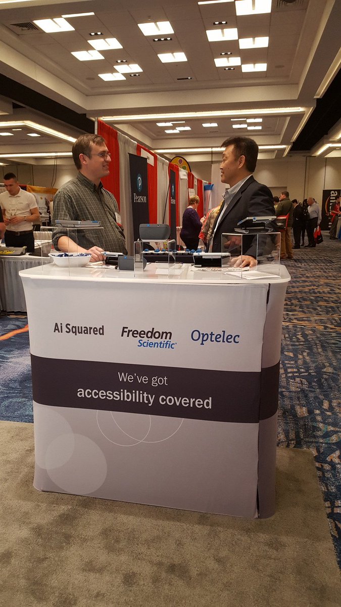 Optelec's tweet photo. #CSUN2017 is almost over! We have had a blast and hope to see you tomorrow before everyone heads home. https://t.co/OpVgoOcNBB