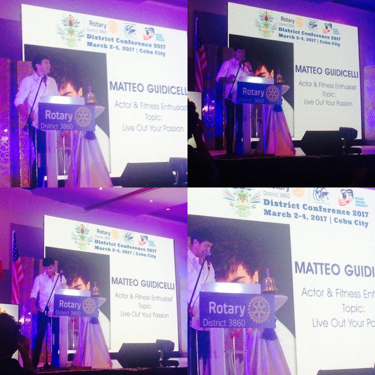 Bullies_143's tweet photo. @mateoguidicelli "LIVING YOUR PASSION" #RotaryInternational #RotaryDistrict3860 #DistrictConference2017 #DISCON2017 ๐ธ (c) https://t.co/CTAsDAKPB2