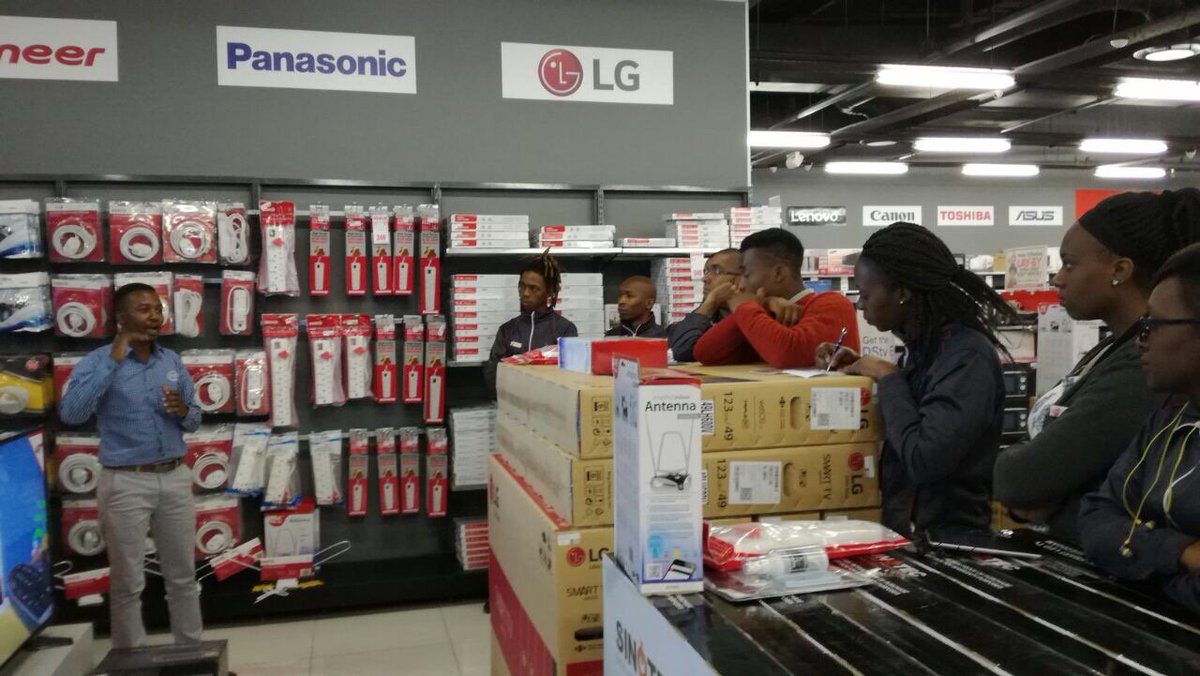 InsightSA1's tweet photo. Our hot champion trainer 'Lesedi' doing training for the wonderful sales team at @hificorp Hi-Fi Corporation. https://t.co/fcdBnRPmIU