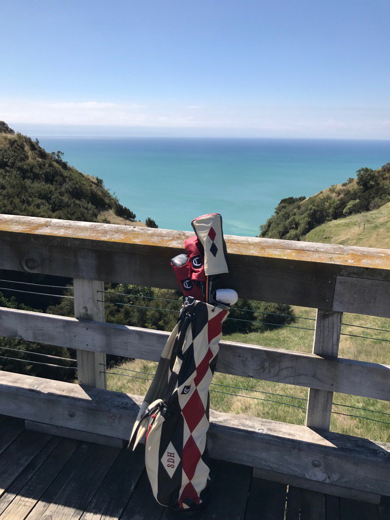 SpringfreeCBO's tweet image. Giving my Coppinwood MacKenzie Walker a break at Cape Kidnappers