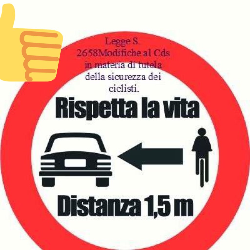 Sulla bici c'è una vita!!!!Sostenete il nostro disegno di legge. @michdavico @deliush @Federciclismo @Ilgerva77 @aleballan79 @Paolo_Bettini https://t.co/2L8FMD7hHd
