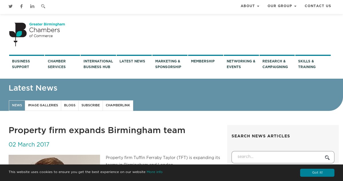 #Property firm expands #Birmingham team greaterbirminghamchambers.com/latest-news/ne… <a href="/GrBhamChambers/">GreaterBhamChambers</a> #Surveying