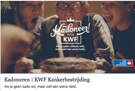 SamenloopSWF's tweet image. Idee! #Kadoneren voor het @KWF! buff.ly/2mS2Y9E Succes!