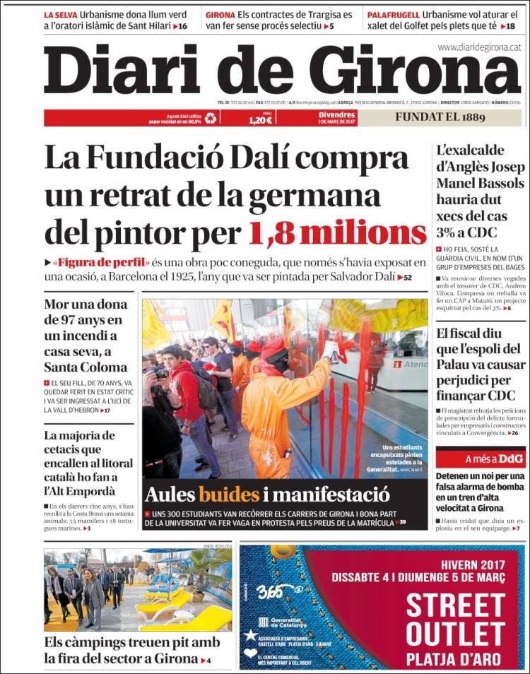 CanBenet's tweet photo. #PortadesNacionals #canbenet
#fundaciodali #europa #millet #corrupcio #garrotxa #montagut https://t.co/F6b8USeETS