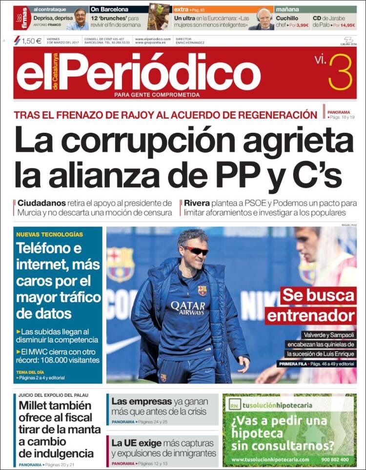 CanBenet's tweet photo. #PortadesNacionals #canbenet
#fundaciodali #europa #millet #corrupcio #garrotxa #montagut https://t.co/F6b8USeETS