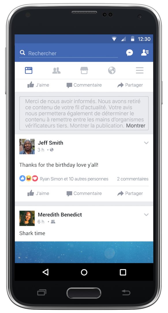 Strategies's tweet photo. #Facebook active aujourd'hui son outil de #factchecking en France avec des médias partenaires https://t.co/hZe9IlmpI4 https://t.co/CFJusnHu69