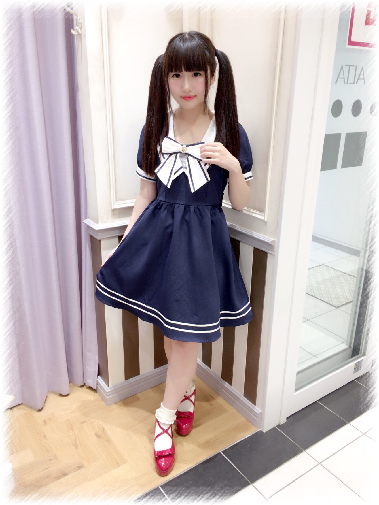 Amavel セーラーワンピース Cna Gob Bo