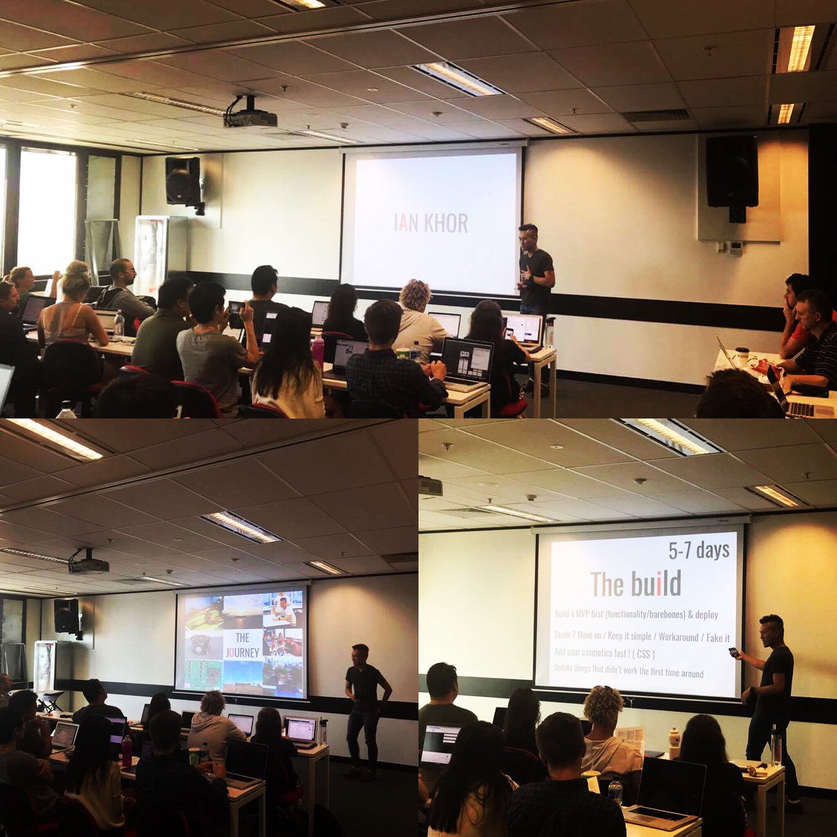_iankhor_'s tweet image. Sharing experiences is fun. Back as an alumni at @coderfactoryacademy #coderjourney