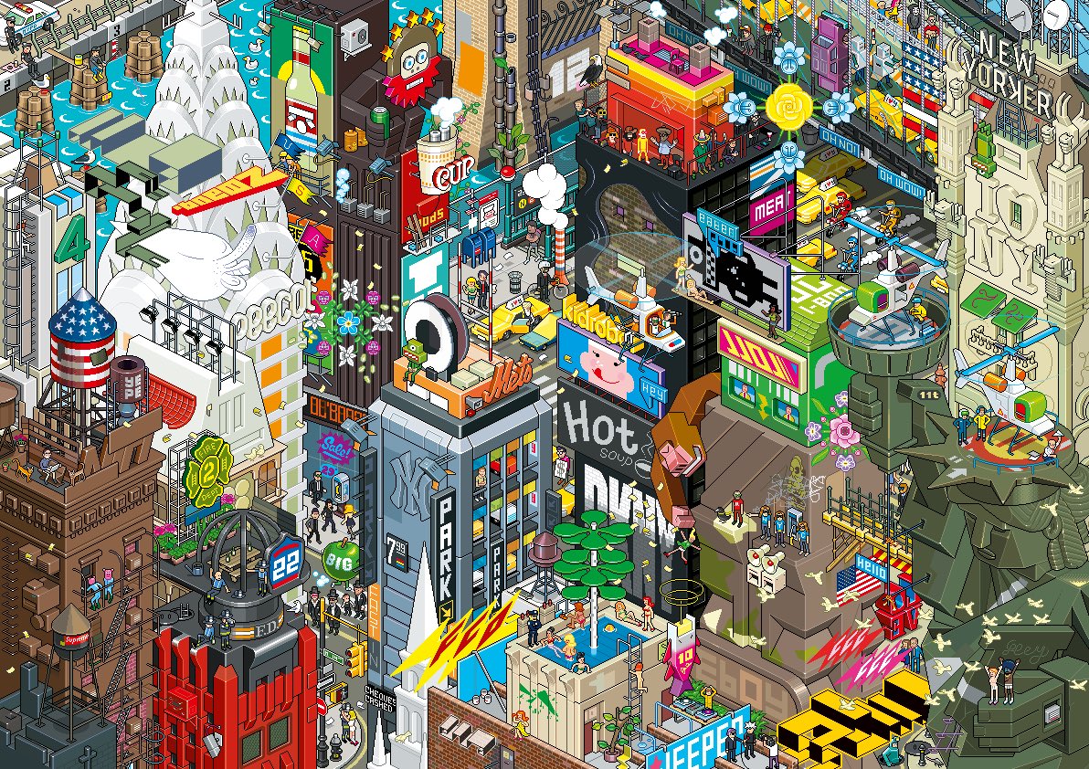 davidmoreu's tweet image. El pixel-art ha conquistado el mundo! Un reportaje sobre @eBoyArts y su universo technicolor para la revista Dapper. davidmoreu.com/portfolio-item…