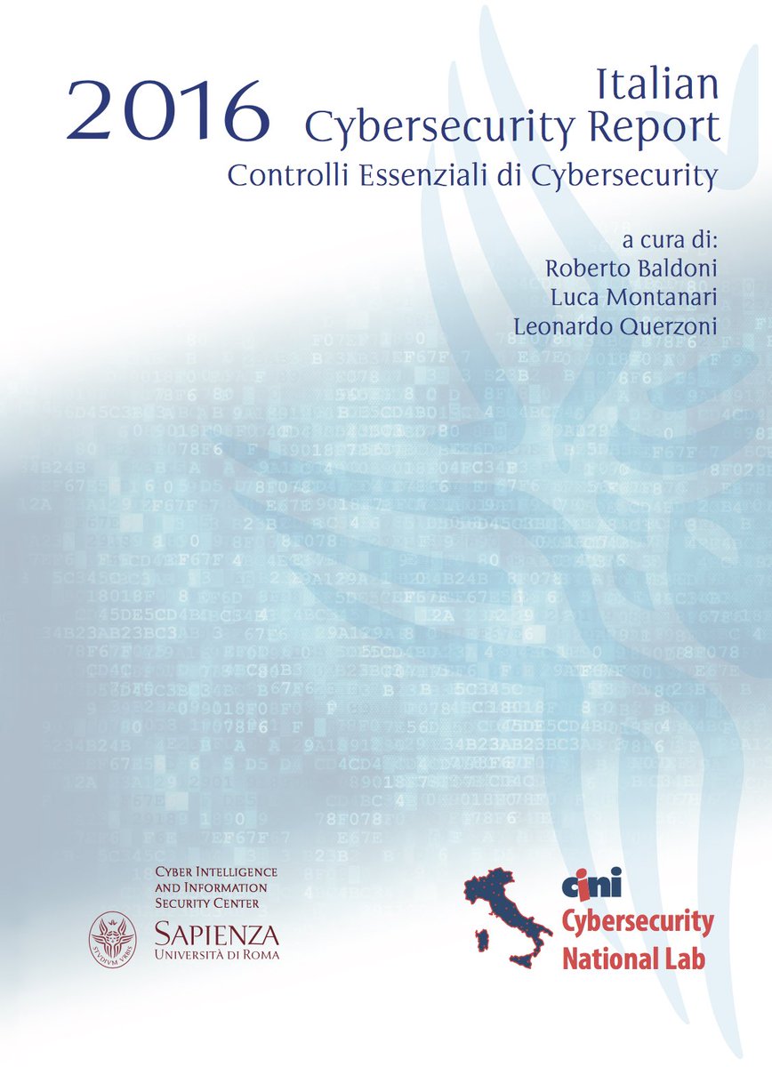 CIS_Sapienza's tweet photo. Controlli Essenziali di Cybersecurity per piccole e micro imprese. Scarica il documento: https://t.co/EsdE9SHO9h https://t.co/2fFF4cWHKk