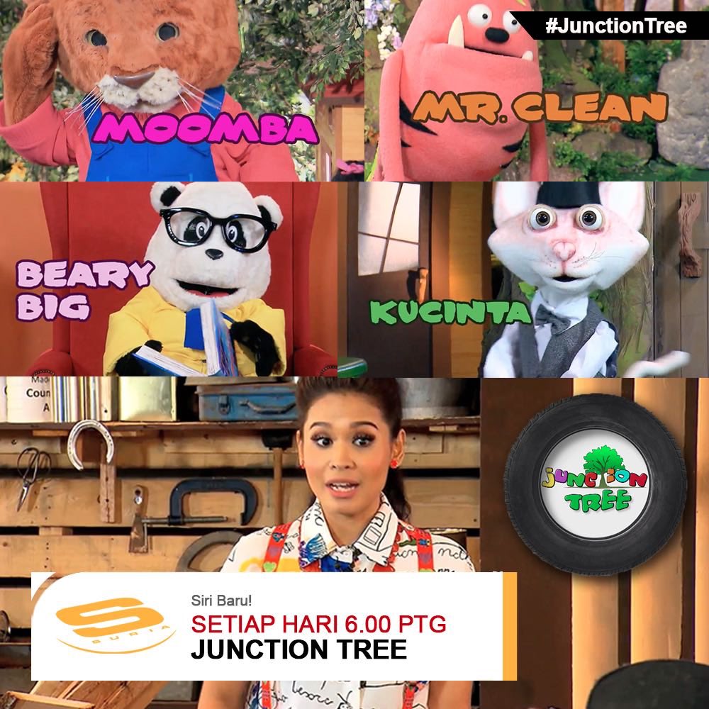 Mediacorp_Suria's tweet photo. #JunctionTree: Mari belajar bersama watak-watak dalam siri baru Junction Tree, setiap hari pada 6.00 petang hanya di Suria! https://t.co/VwtZtQw4X0