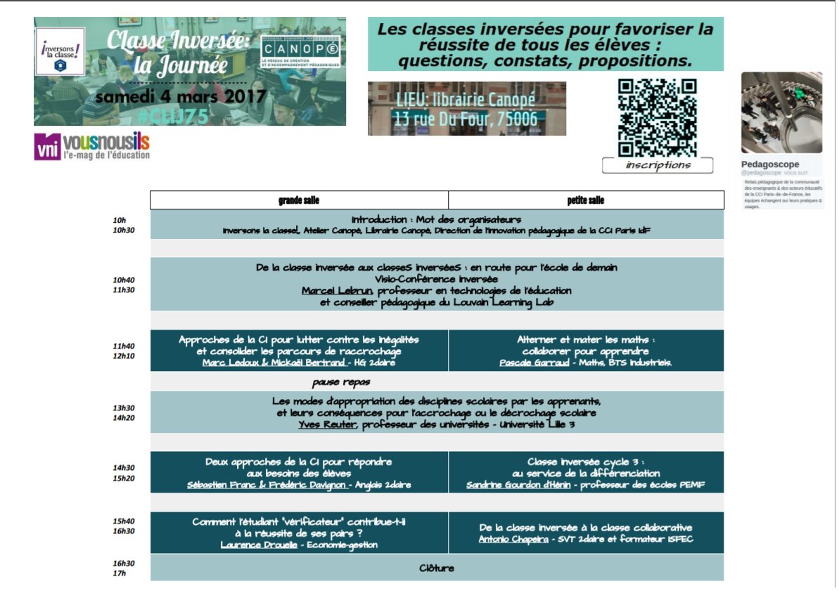 La_Conserv's tweet photo. #classeinversée #CLIJ75, les inscriptions sont toujours ouvertes ! 
Par ici : https://t.co/F92D3SVXXq https://t.co/M0XBp6Xg5L