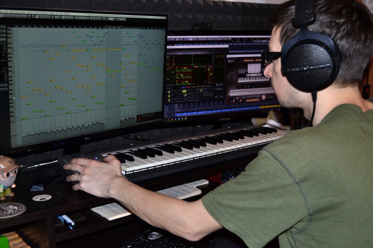 <a href="/RuslanViter/">Ruslan Viter</a> is working on a new sound track for <a href="/TheLongReach/">The Long Reach</a>! Check it out this Sunday! #sound #recording #indiedev #gamedev