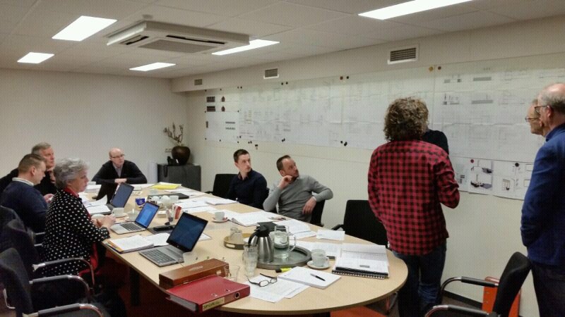 Laatste fase City Nature met opdrachtgevers-architecten-constructeur-leveranciers-adviseur-installateur-bouwer #ketensamenwerking werkt!