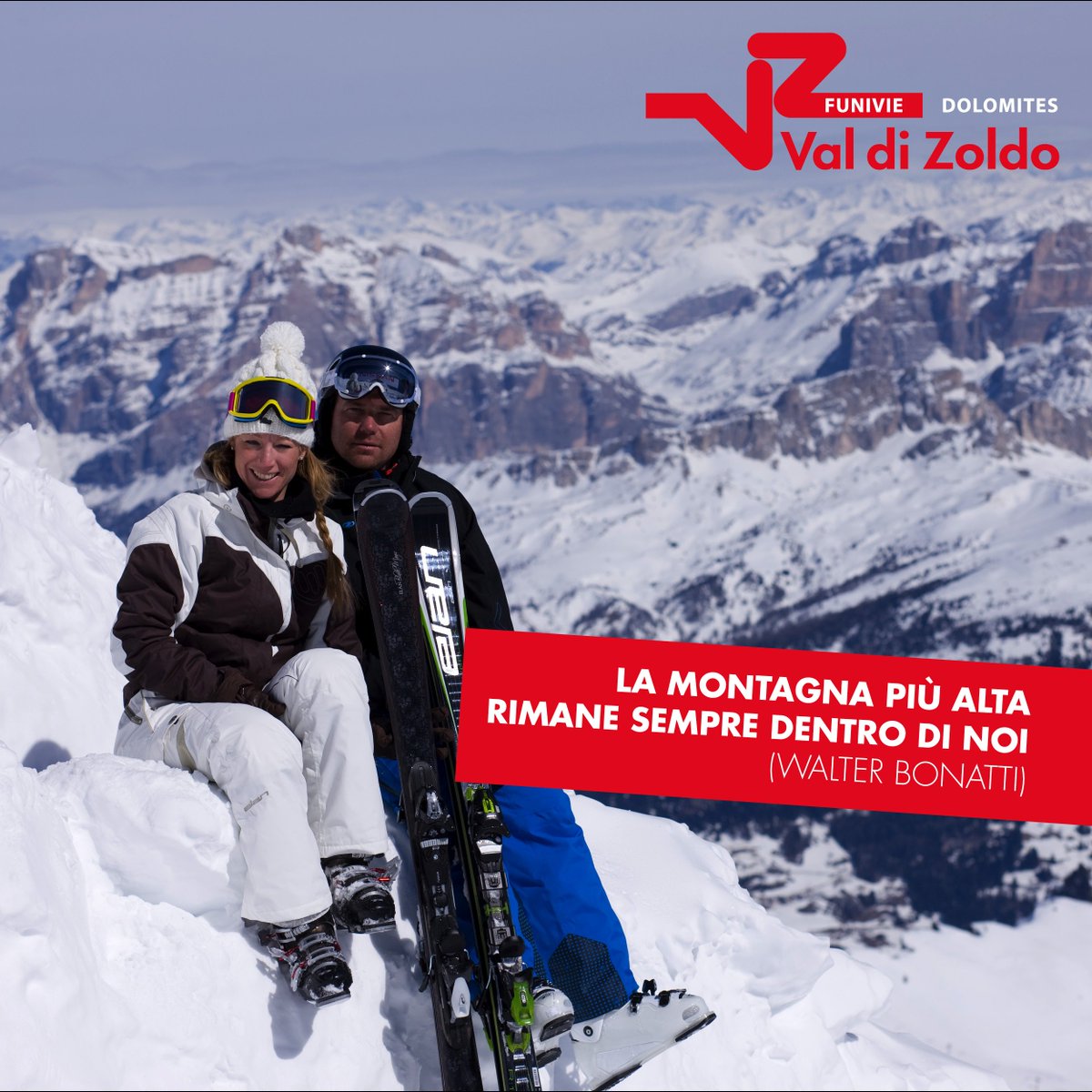 La montagna più alta rimane sempre dentro di noi (Walter Bonatti)
#valdizoldoskiarea #sciare #dolomiti